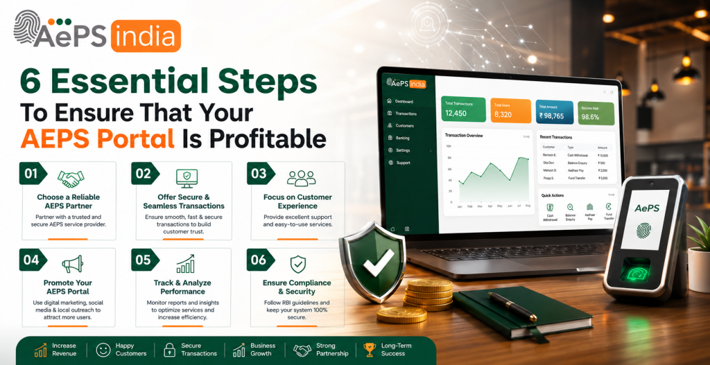 6 Essential Steps To Ensure That Your AEPS Portal Is Profitable