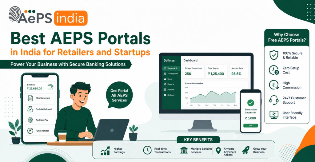 Best AEPS Portals in India for Retailers and Startups