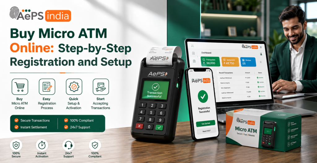 Buy Micro ATM Online: Step-by-Step Registration and Setup