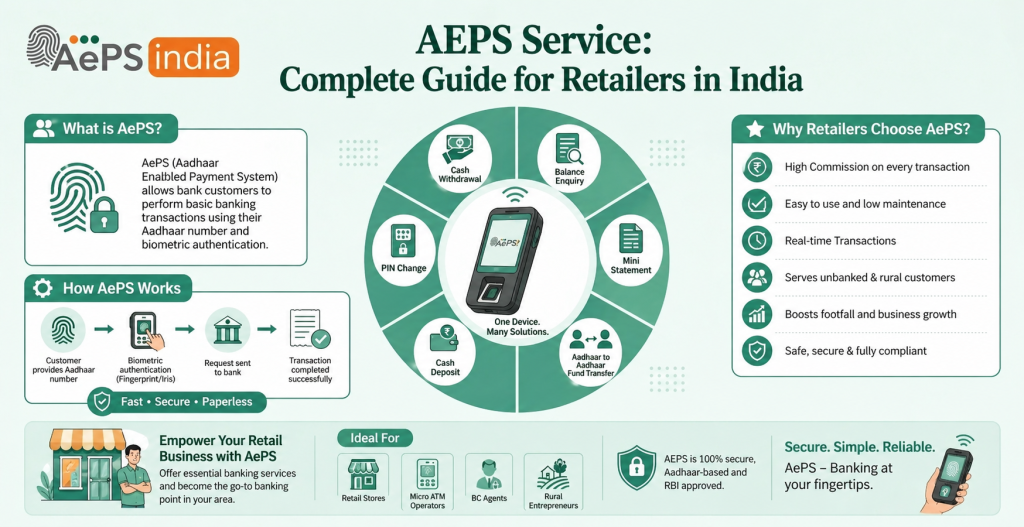 AEPS Service: Complete Guide for Retailers in India