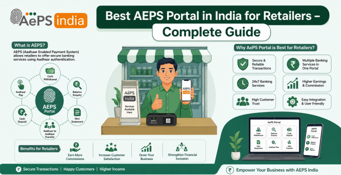 Best AEPS Portal in India for Retailers – Complete Guide