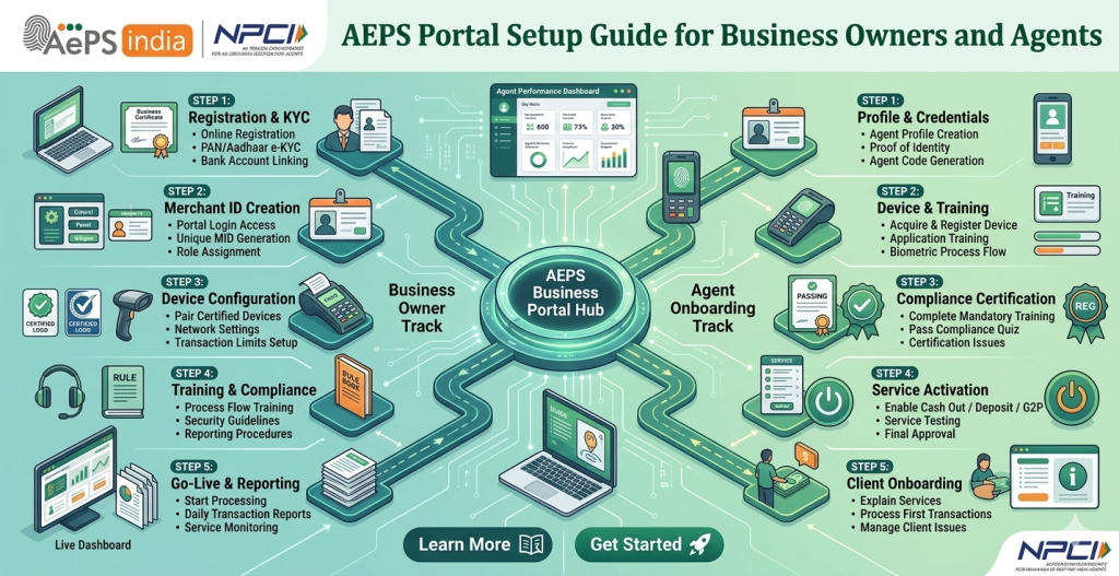 AEPS Portal Setup Guide for Business Owners and Agents