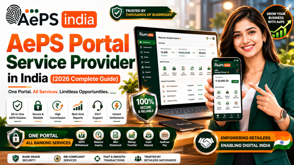 AePS Portal Service Provider in India (2026 Complete Guide)