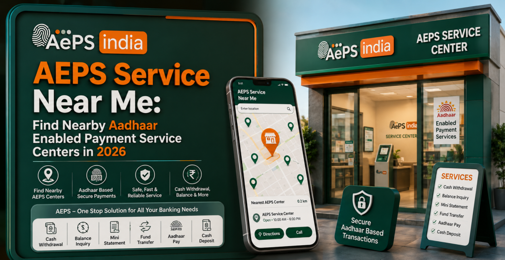 AEPS Service Near Me: Find Nearby Aadhaar Enabled Payment Service Centers in 2026