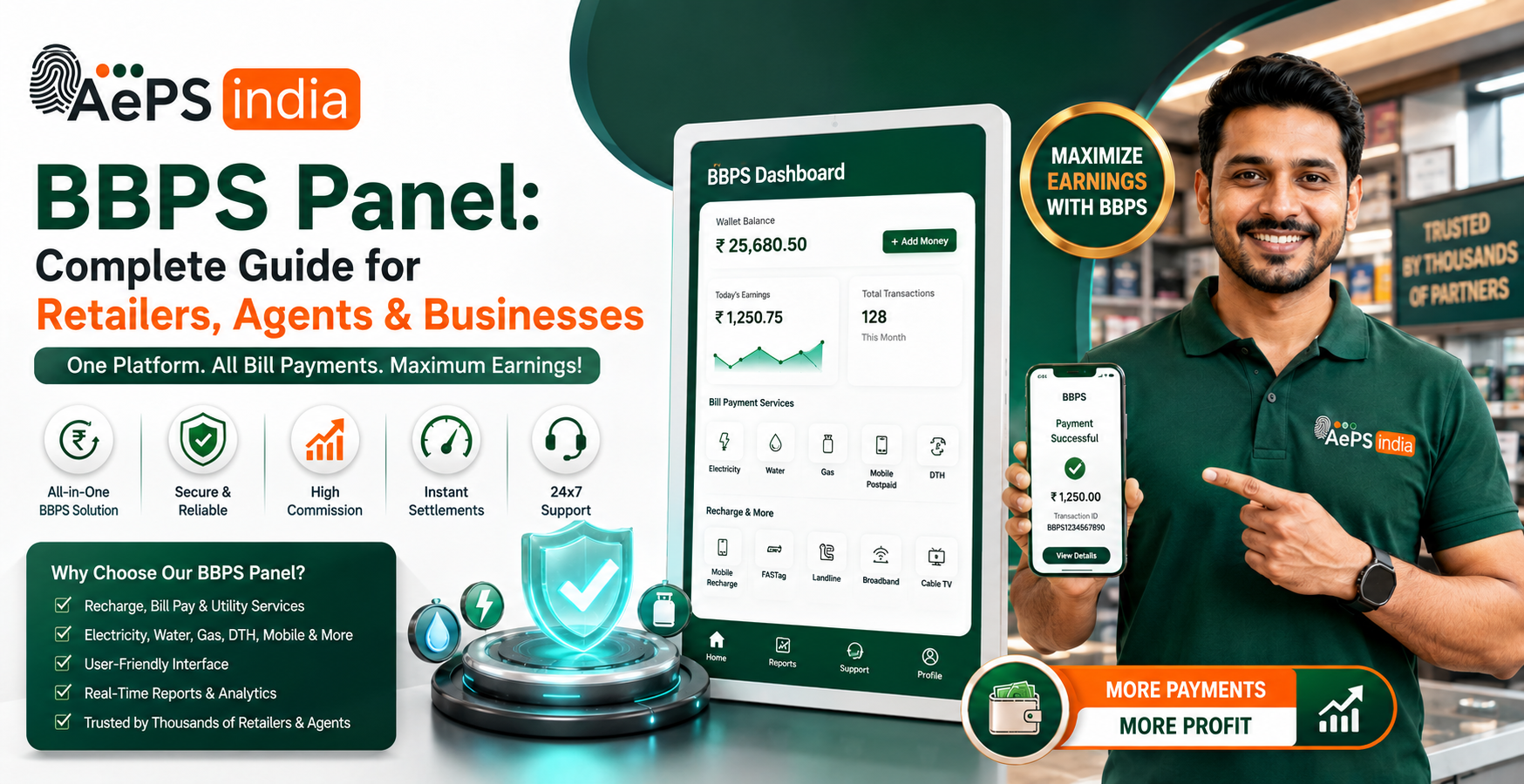 Best Bharat Bill Payment System Panel for Retailers & Distributors in ...