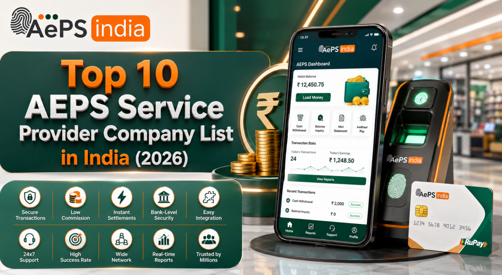Top 10 AEPS Service Provider Company List in India (2026)