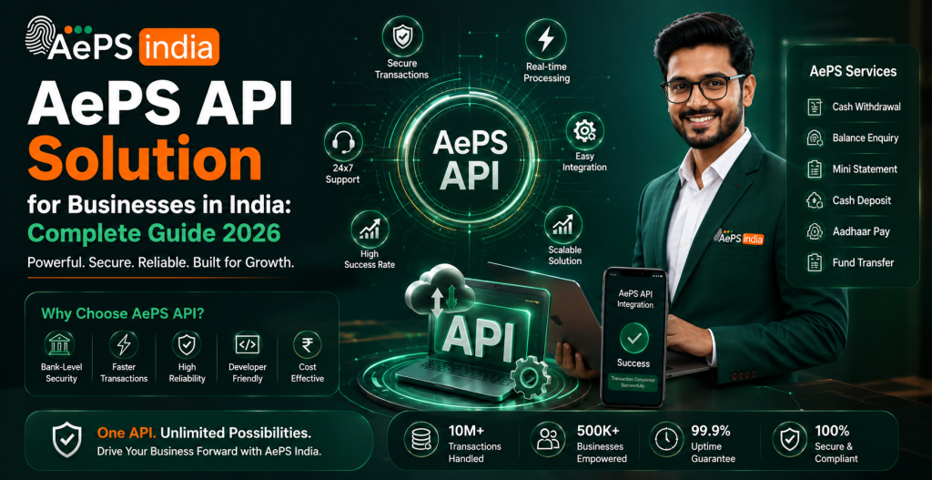 AePS API Solution for Businesses in India: Complete Guide 2026