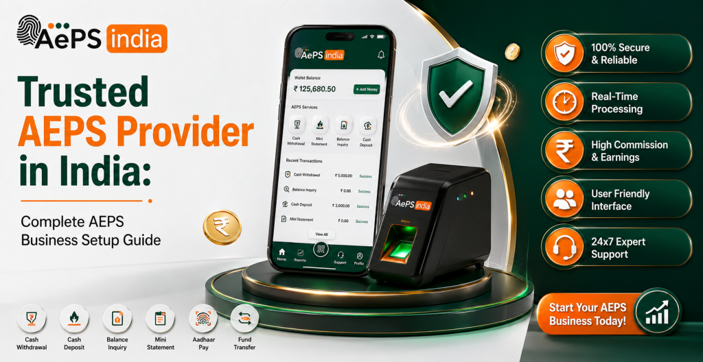 Trusted AEPS Provider in India: Complete AEPS Business Setup Guide