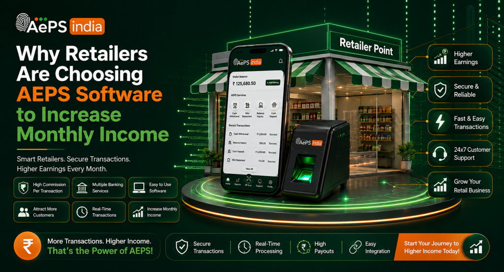 Why Retailers Are Choosing AEPS Software to Increase Monthly Income