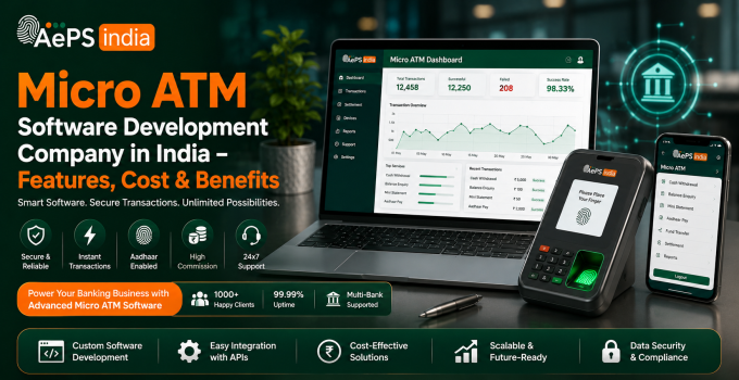 Micro ATM Software Development Company in India – Features, Cost & Benefits