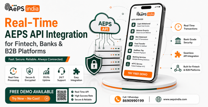 Real-Time AEPS API Integration for Fintech, Banks & B2B Platforms