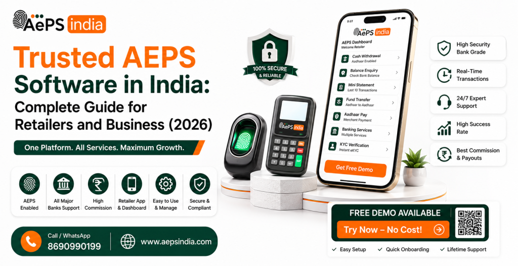 Trusted AEPS Software in India: Complete Guide for Retailers and Business (2026)