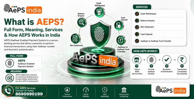 What is AEPS? Full Form, Meaning, Services & How AEPS Works in India