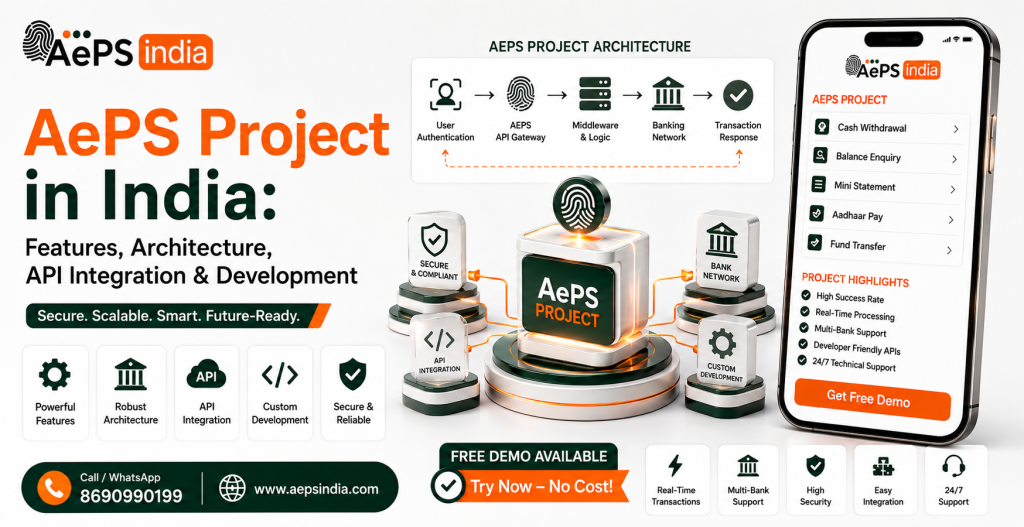 AePS Project in India: Features, Architecture, API Integration & Development