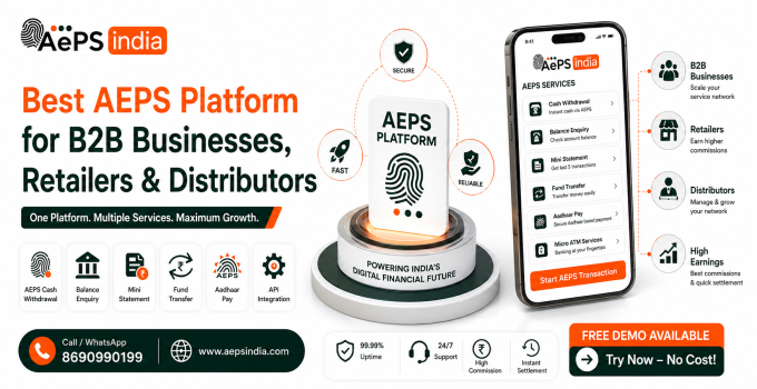Best AEPS Platform for B2B Businesses, Retailers & Distributors