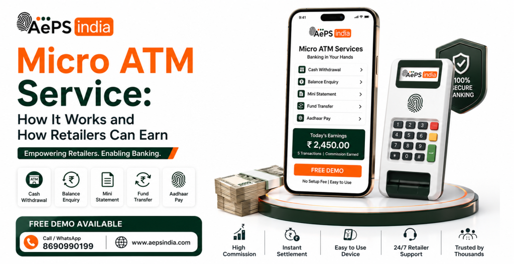 Micro ATM Service: How It Works and How Retailers Can Earn