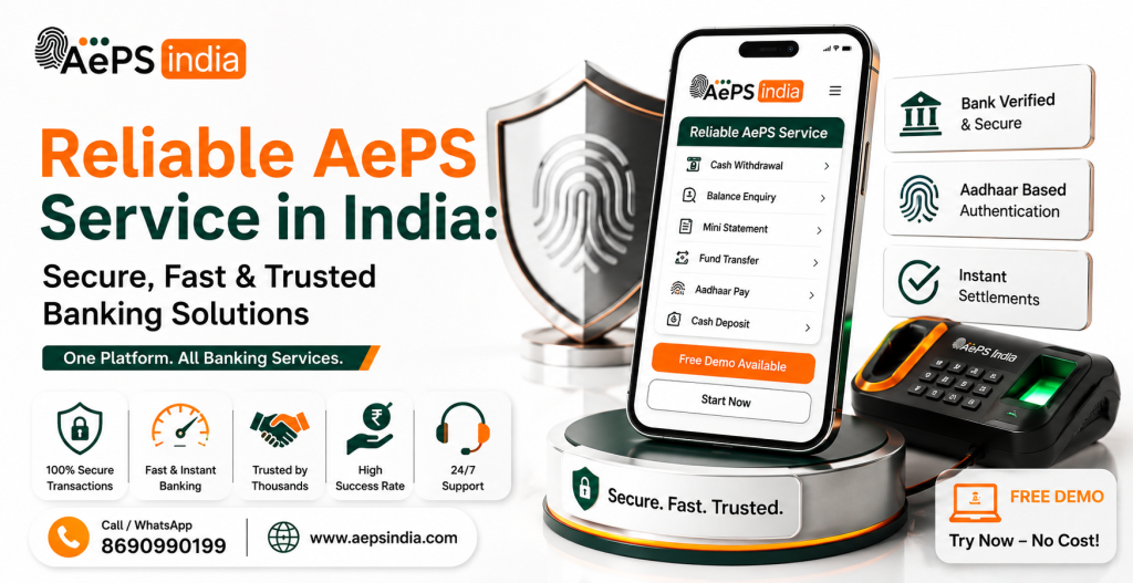 Reliable AePS Service in India: Secure, Fast & Trusted Banking Solutions