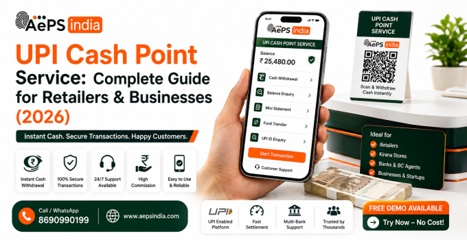 UPI Cash Point Service: Complete Guide for Retailers & Businesses (2026)
