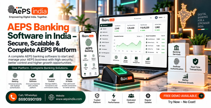 AEPS Banking Software in India – Secure, Scalable & Complete AEPS Platform