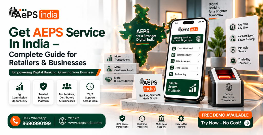 Get AEPS Service in India – Complete Guide for Retailers & Businesses