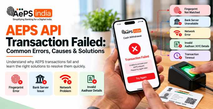 AEPS API Transaction Failed: Common Errors, Causes & Solutions