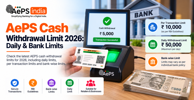 AePS Cash Withdrawal Limit 2026: Daily & Bank Limits